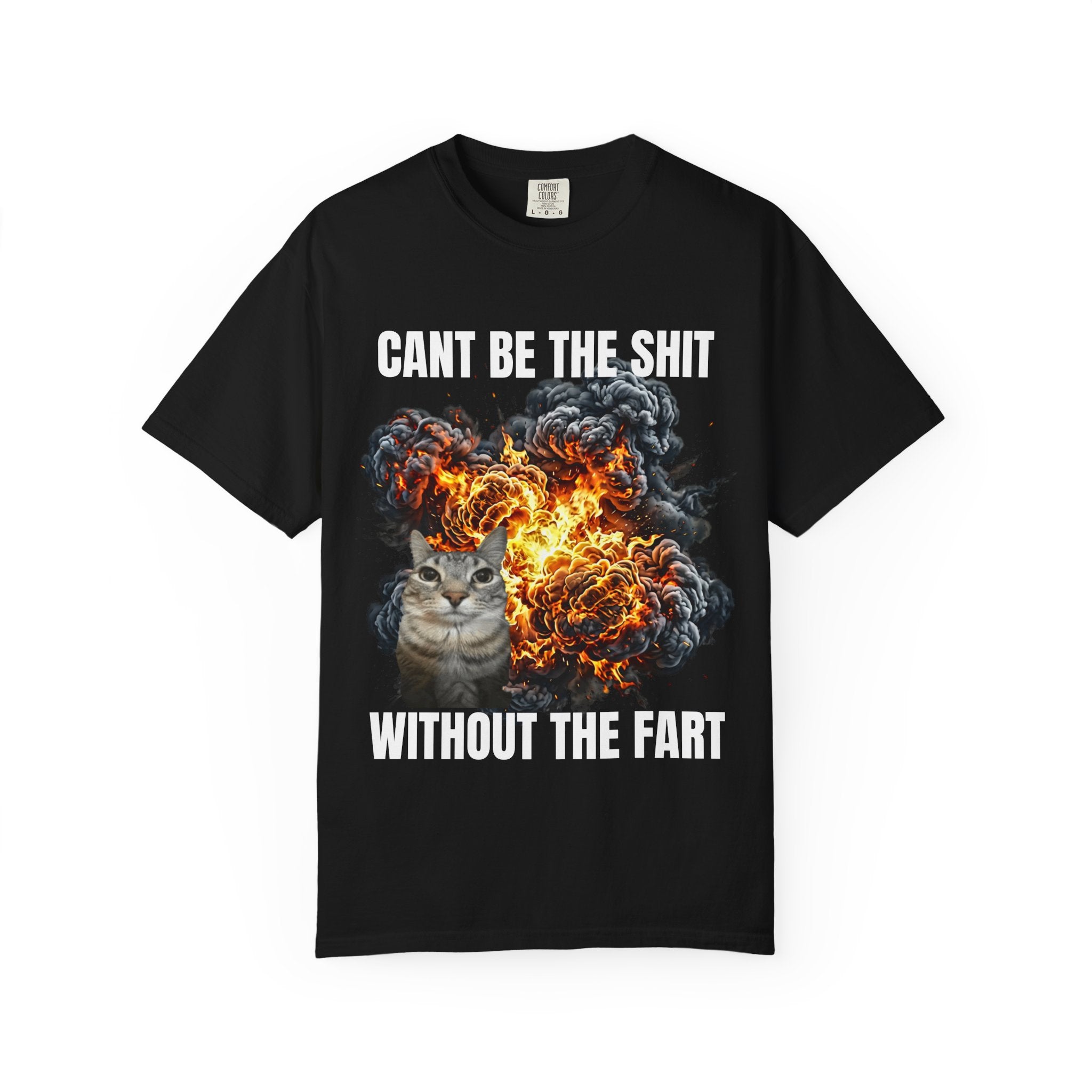 "Can't be the shit without the fart" Unisex Garment-Dyed T-Shirt