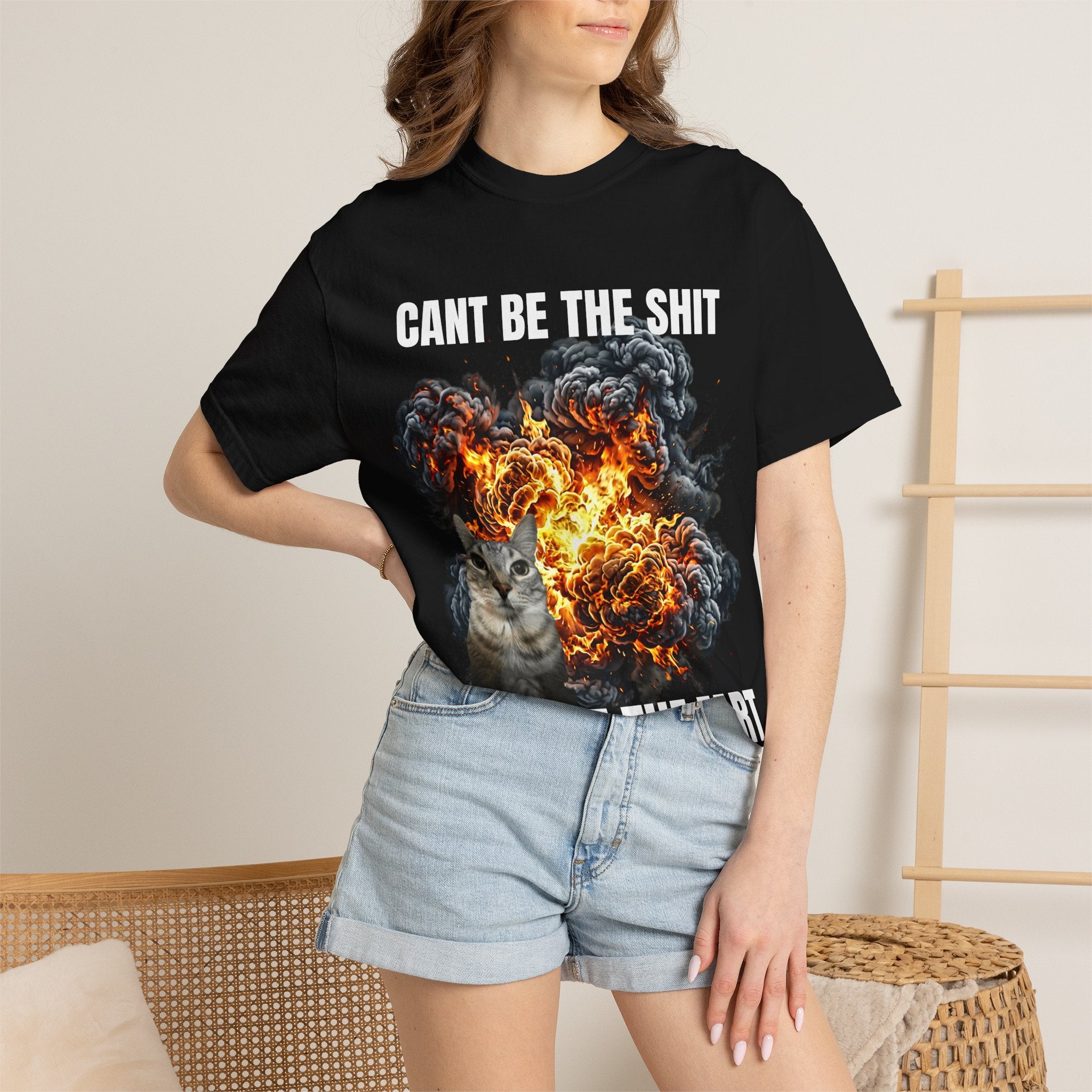 "Can't be the shit without the fart" Unisex Garment-Dyed T-Shirt