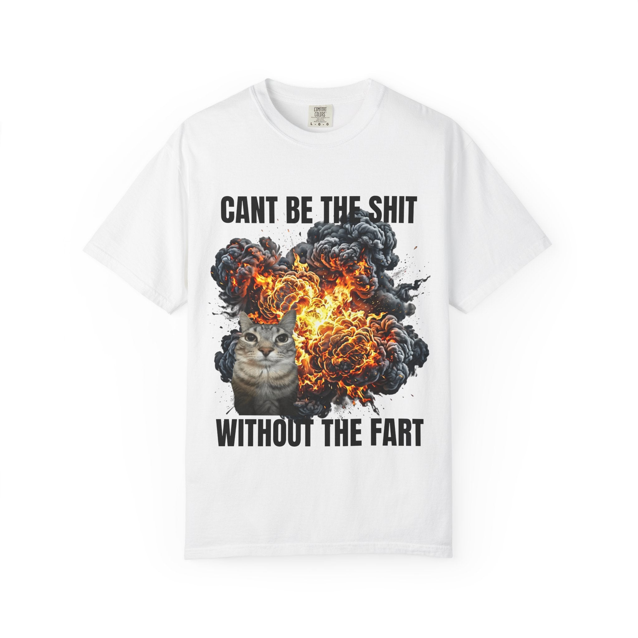 "Can't be the shit without the fart" Unisex Garment-Dyed T-Shirt